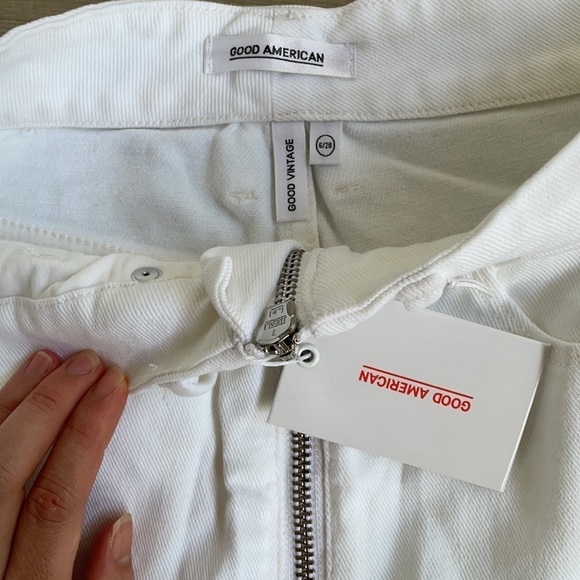 NWT Good American white jeans - Picture 4 of 6
